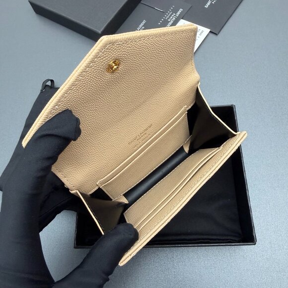 YSL Monogram Small Envelope Wallet - Picture 3 of 9